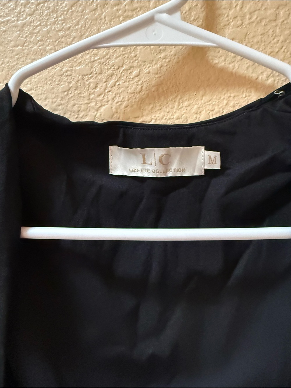 Lizette Collection Black Scoop-Neck Bodysuit - Classic Stretch - Picture 2 of 3